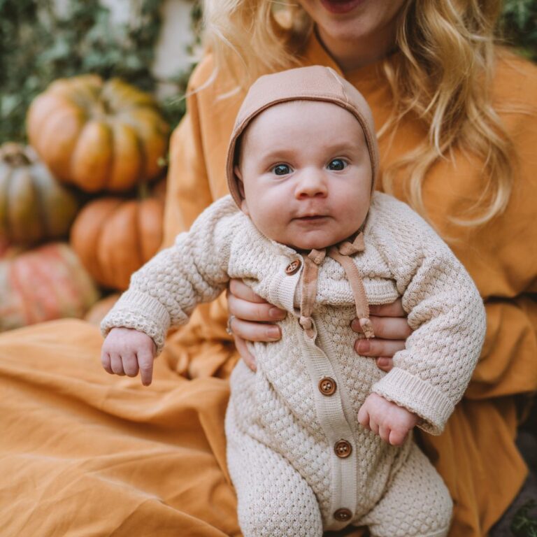 Baby's First Pumpkin Patch Visit