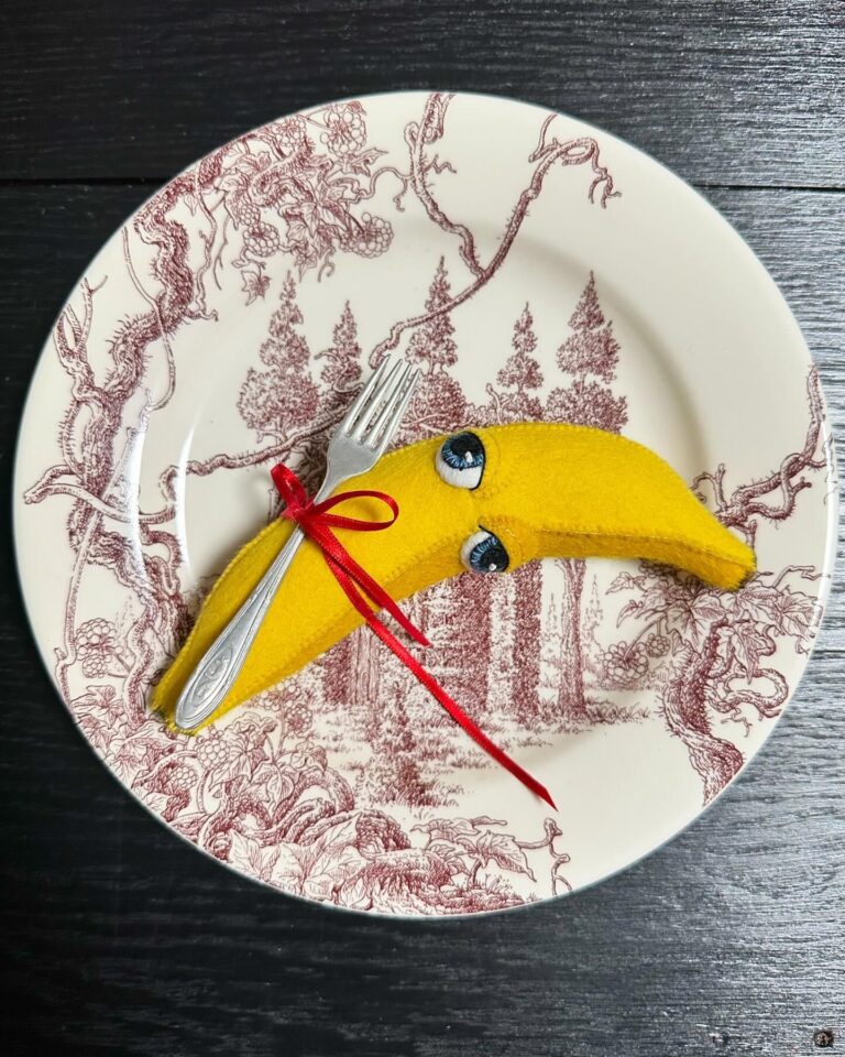 Handmade Felt Banana Craft