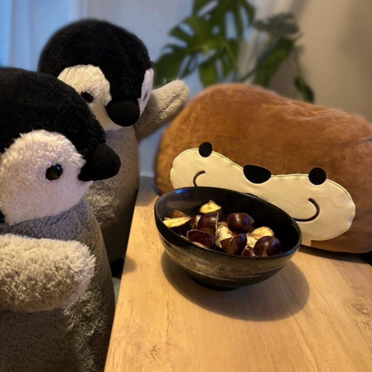 Penguins and Chestnuts Plush Play