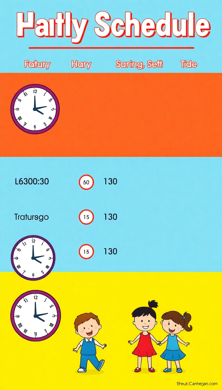 Potty Break Schedule Chart