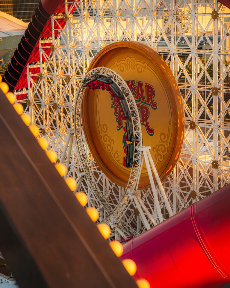 Sunset Thrills at Pixar Pier