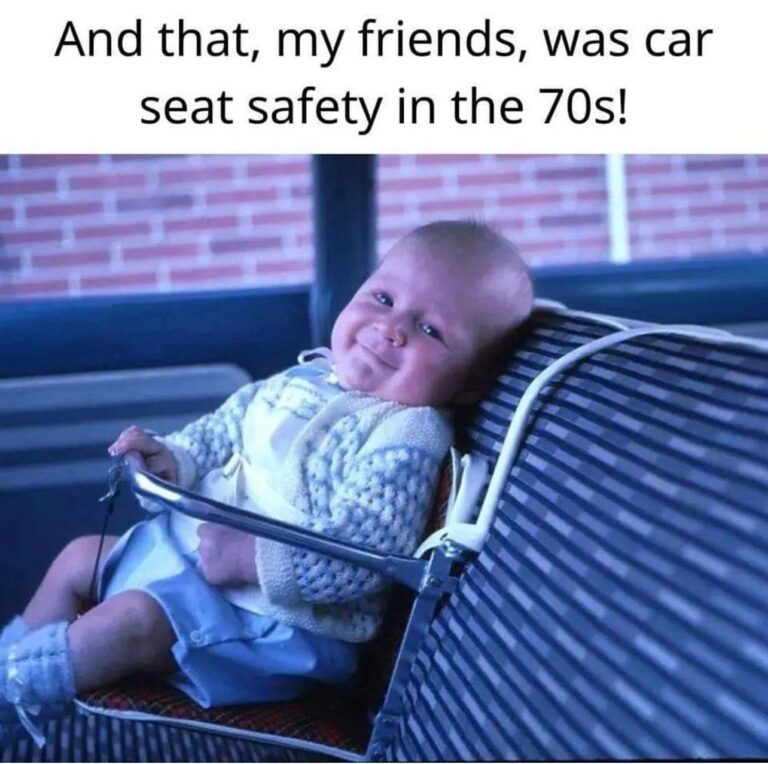 70s Car Seat Safety