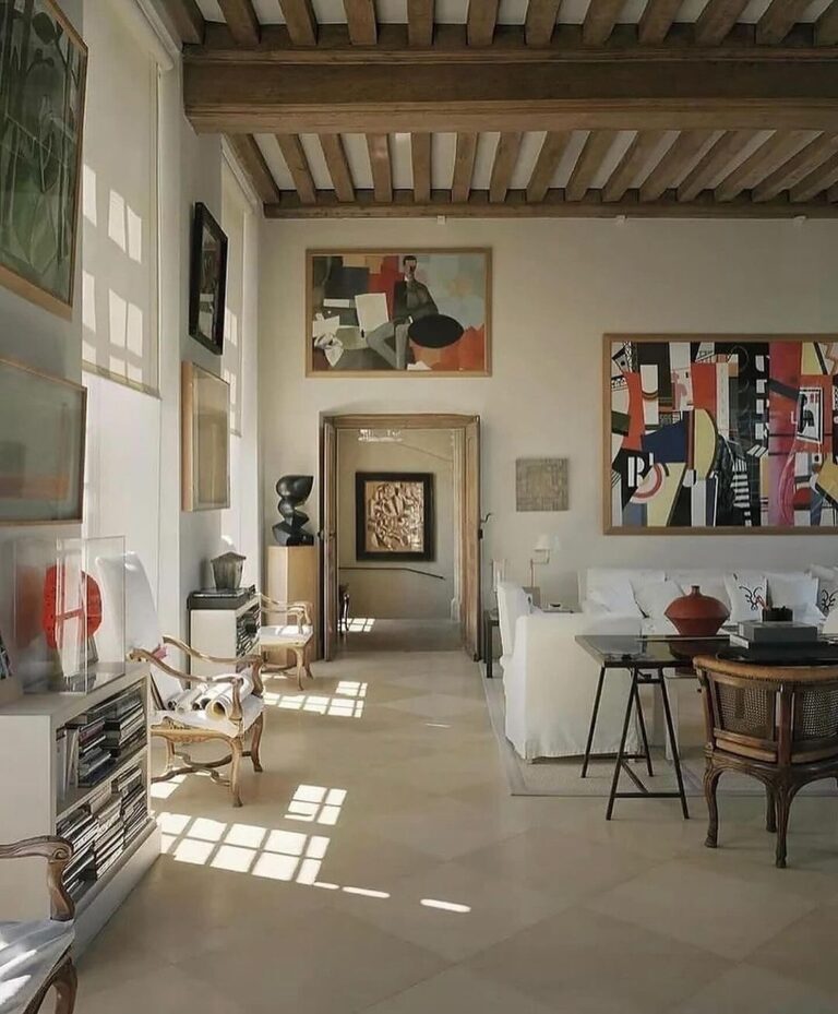 Art-Filled Living Room