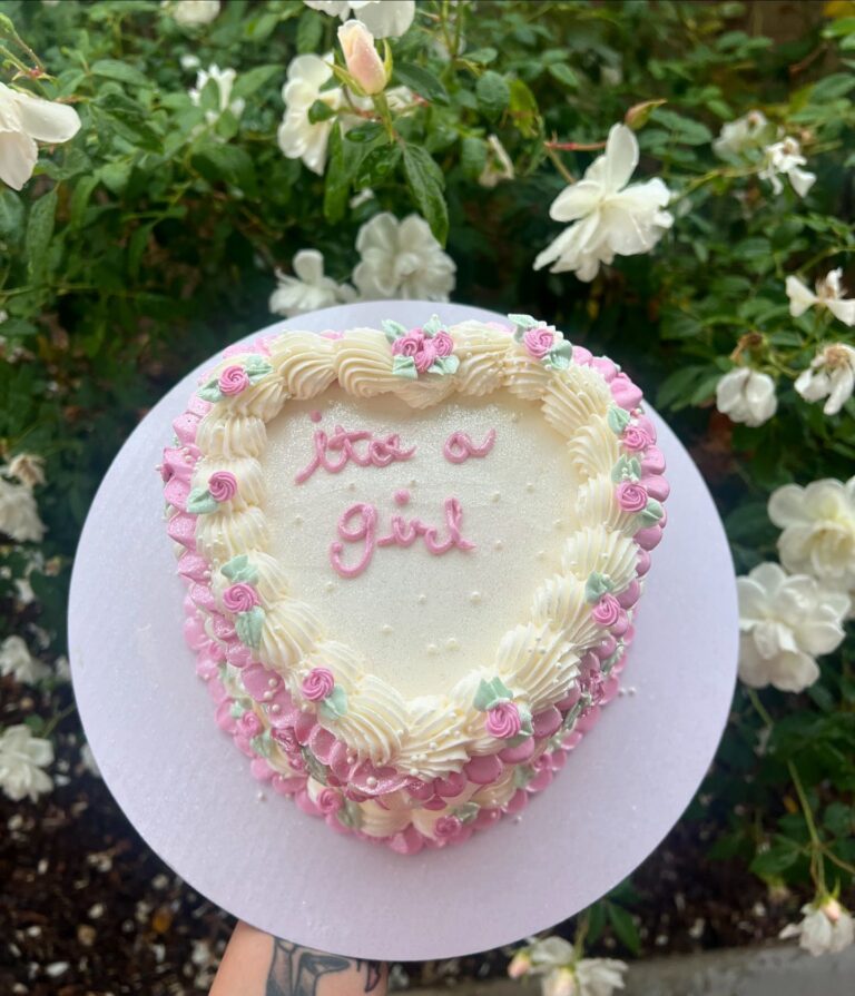 Baby Announcement Cake