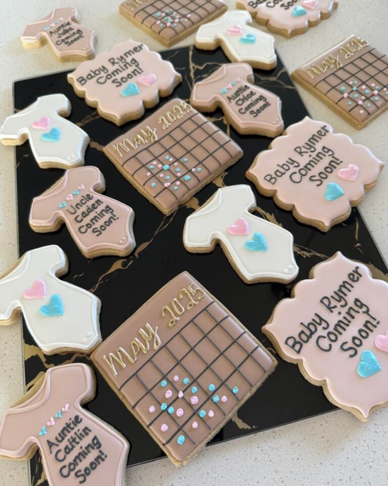 Baby Announcement Cookies