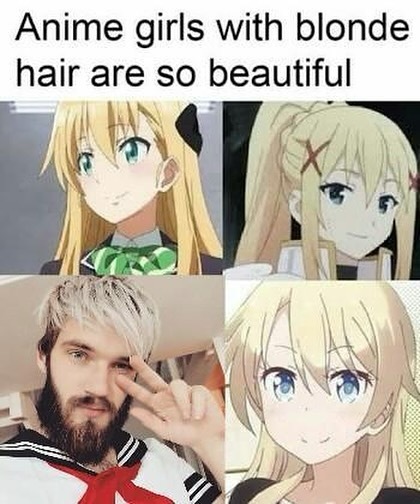 Blonde Anime Girls