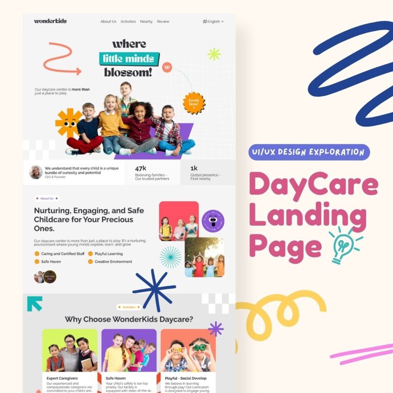 Build a Daycare Landing Page