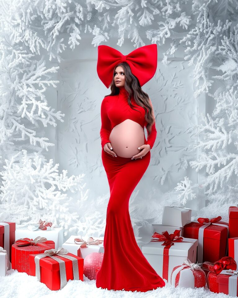 Christmas Maternity Shoot