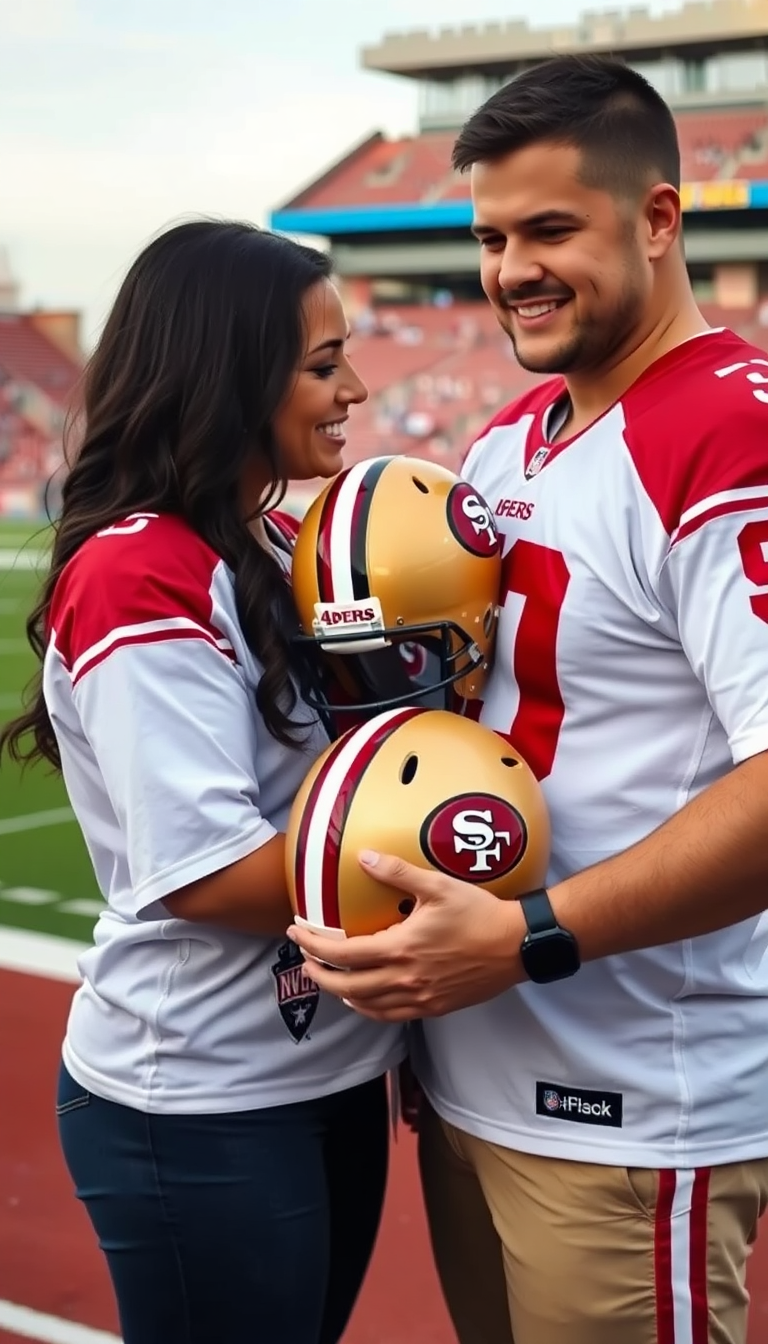 Couple at Stadium