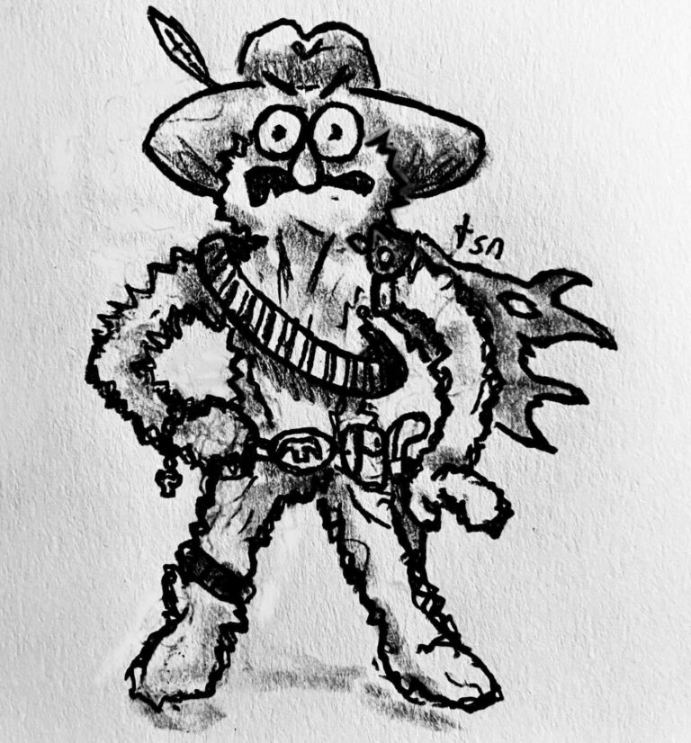 Cowboy Puppet Sketch