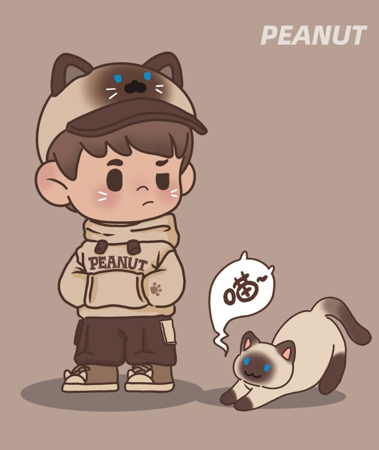 Peanut and Cat