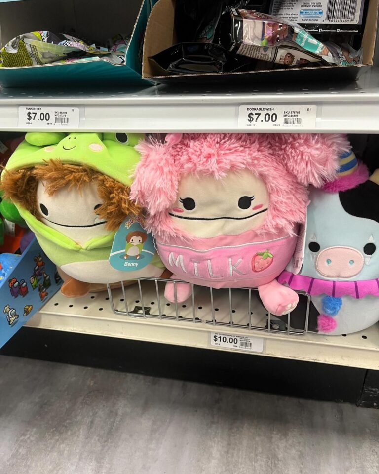 Squishmallows on Shelf