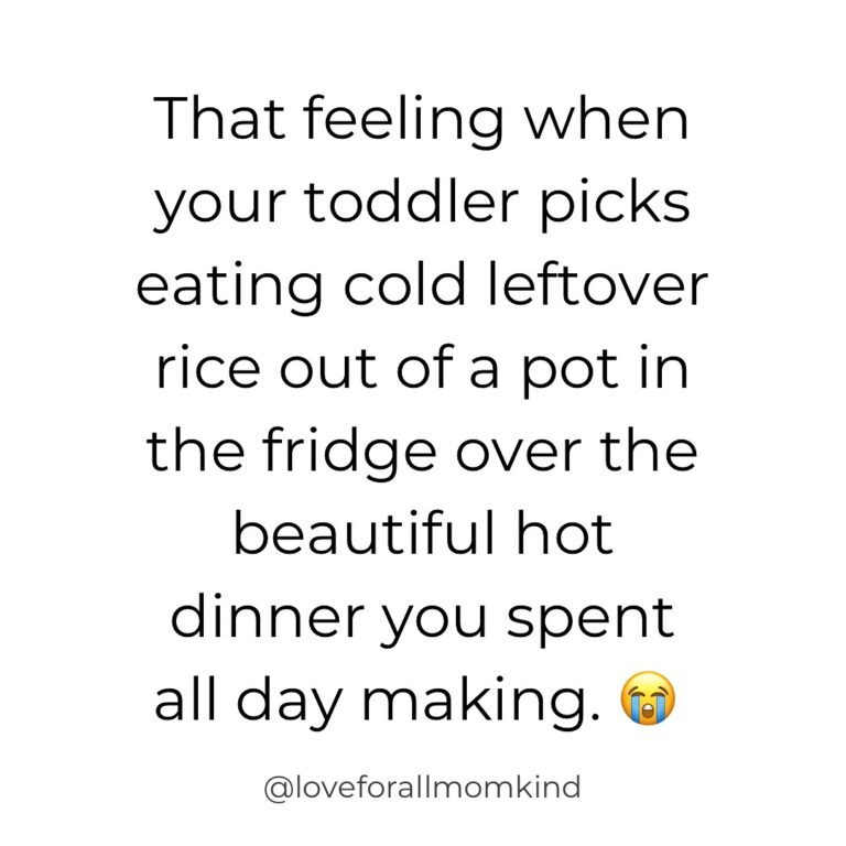 Toddler Eating Cold Leftovers