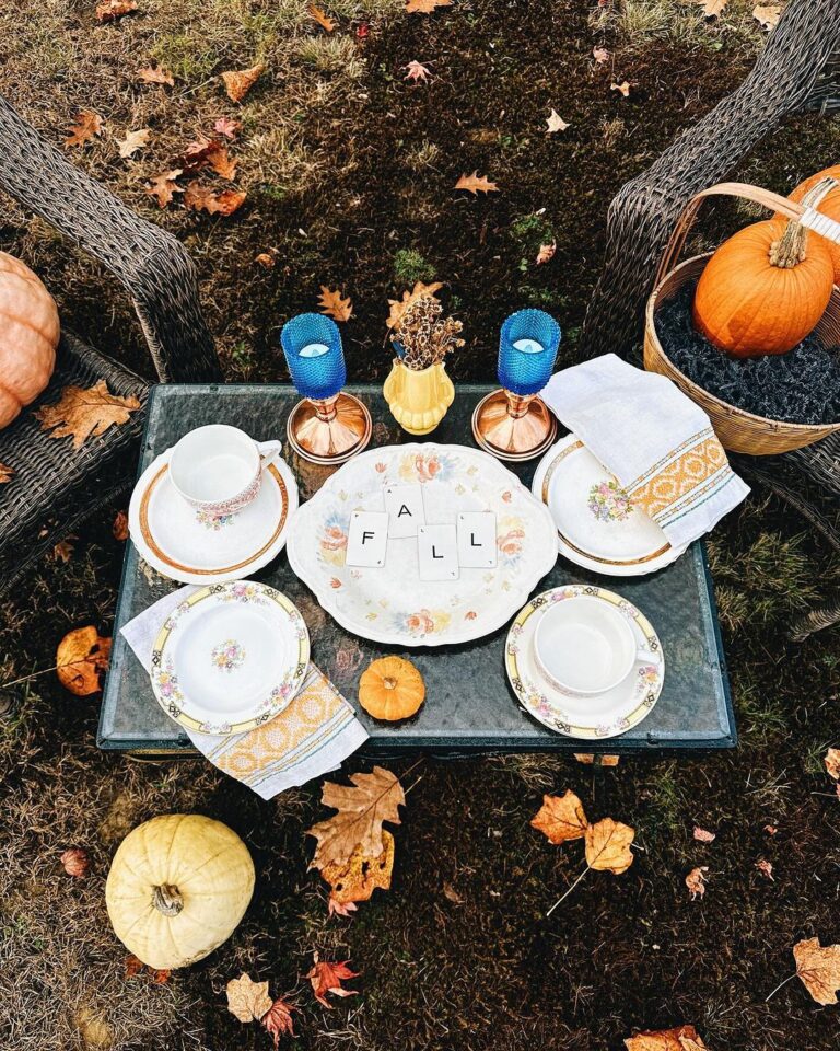 Vintage Picnic Setup