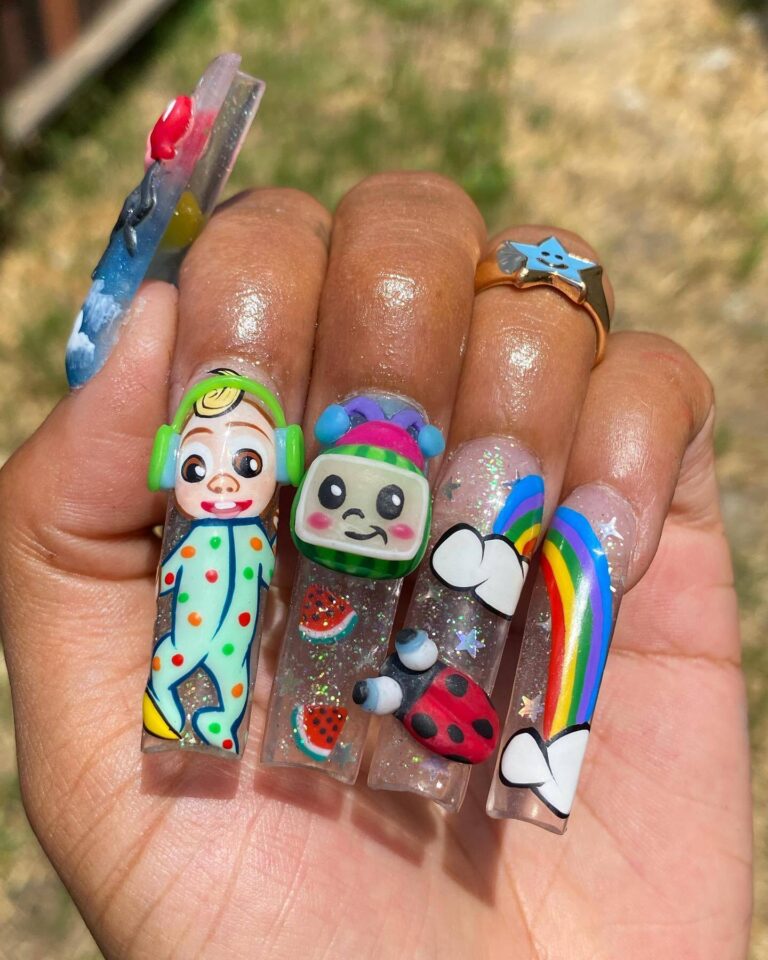 Whimsical Nail Art for All Ages