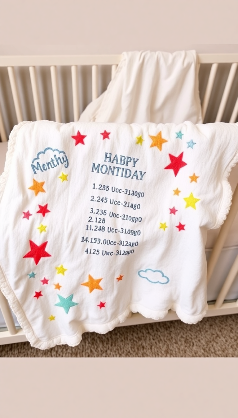 Baby Milestone Blanket