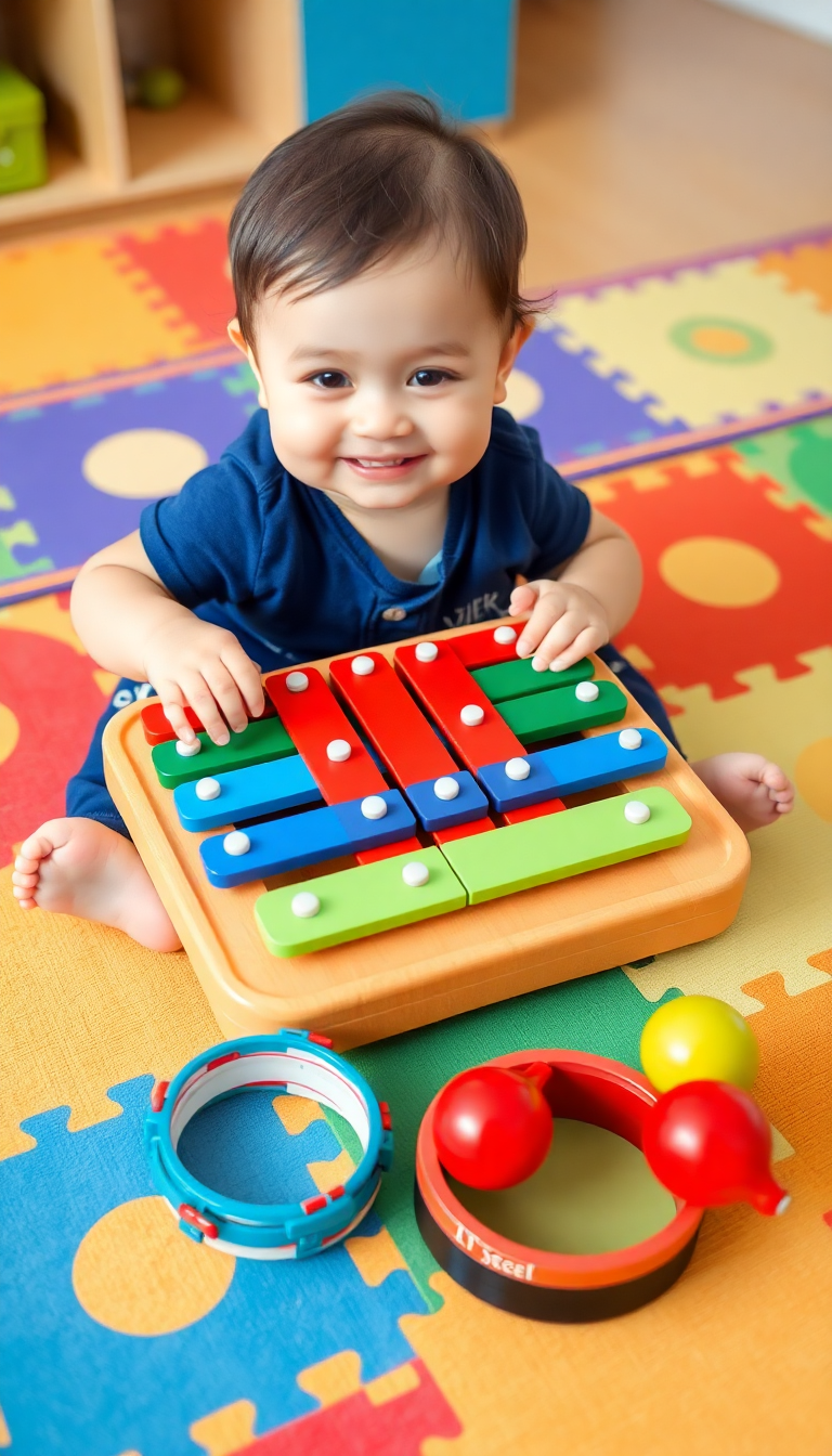 Baby with Xylophone