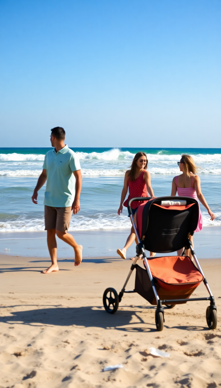 Beach Day Stroll