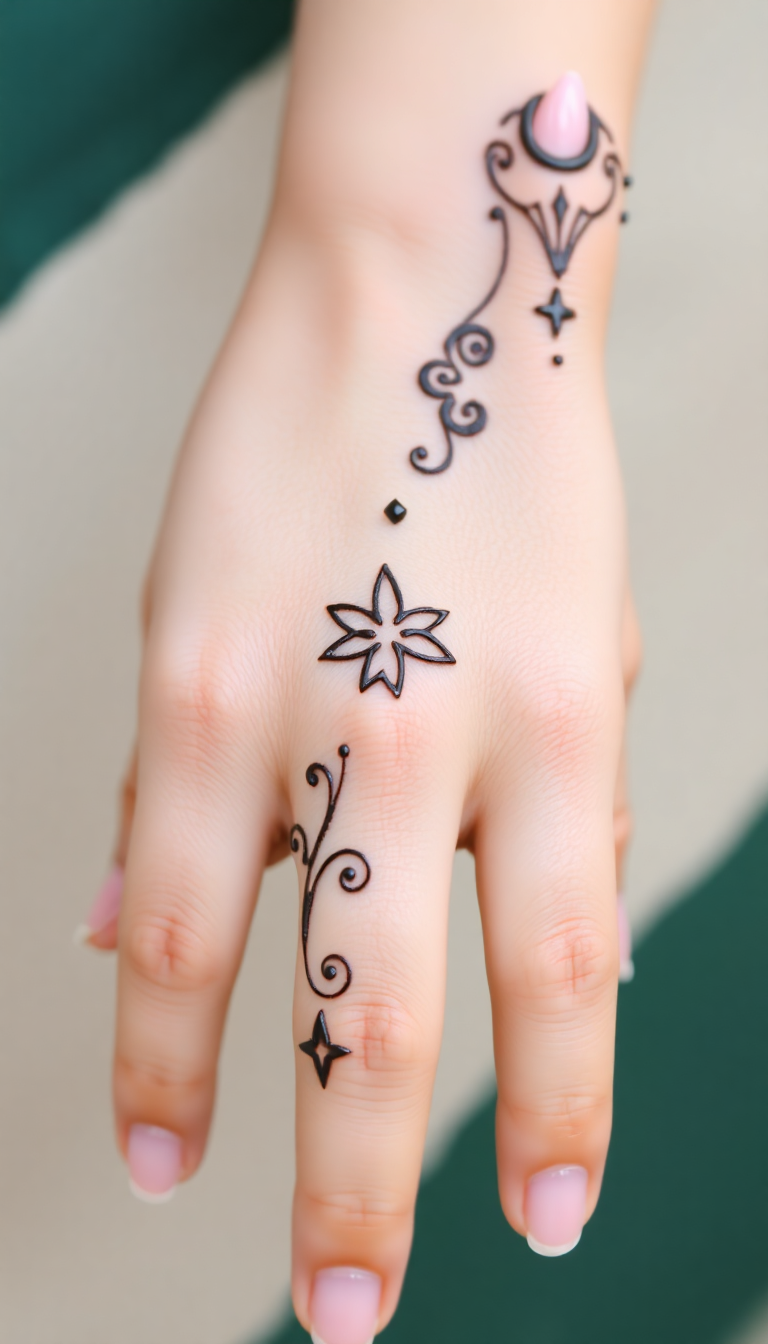 Hand Henna Design