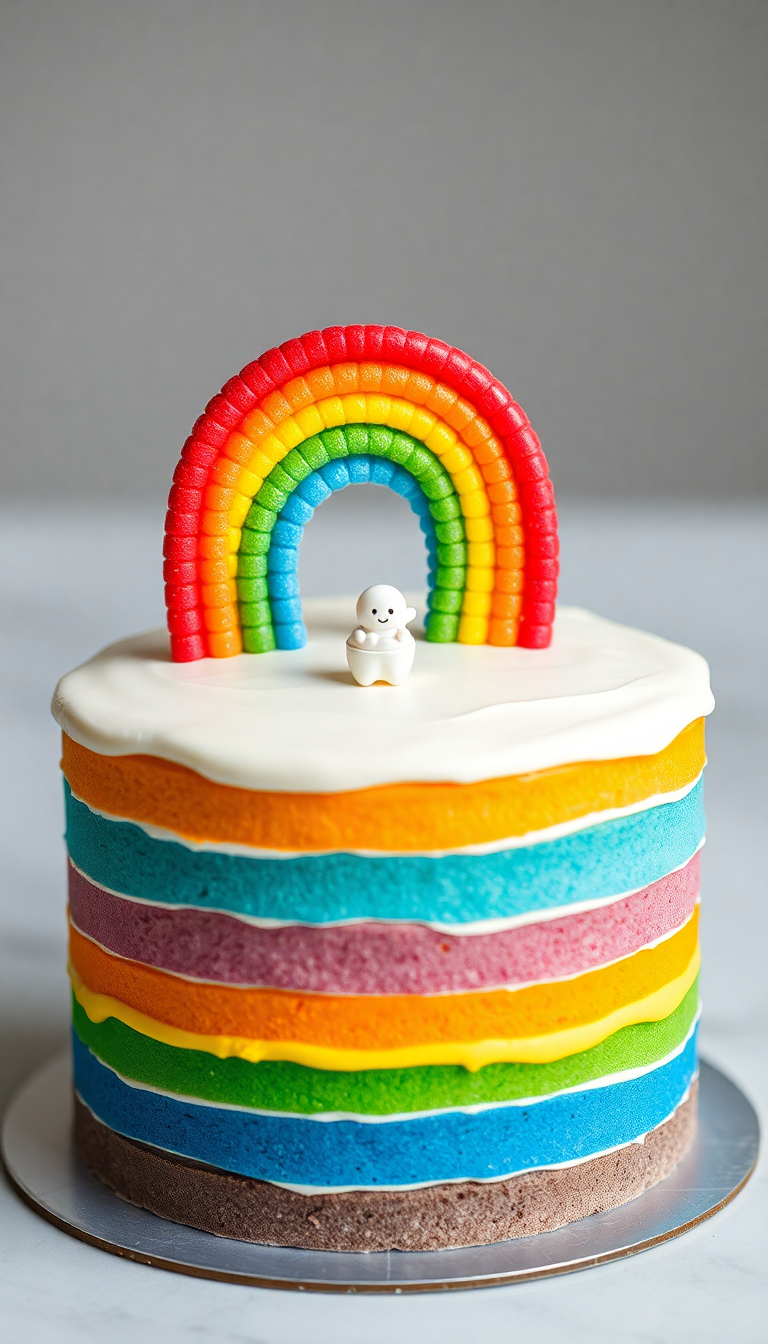 Rainbow Layer Cake