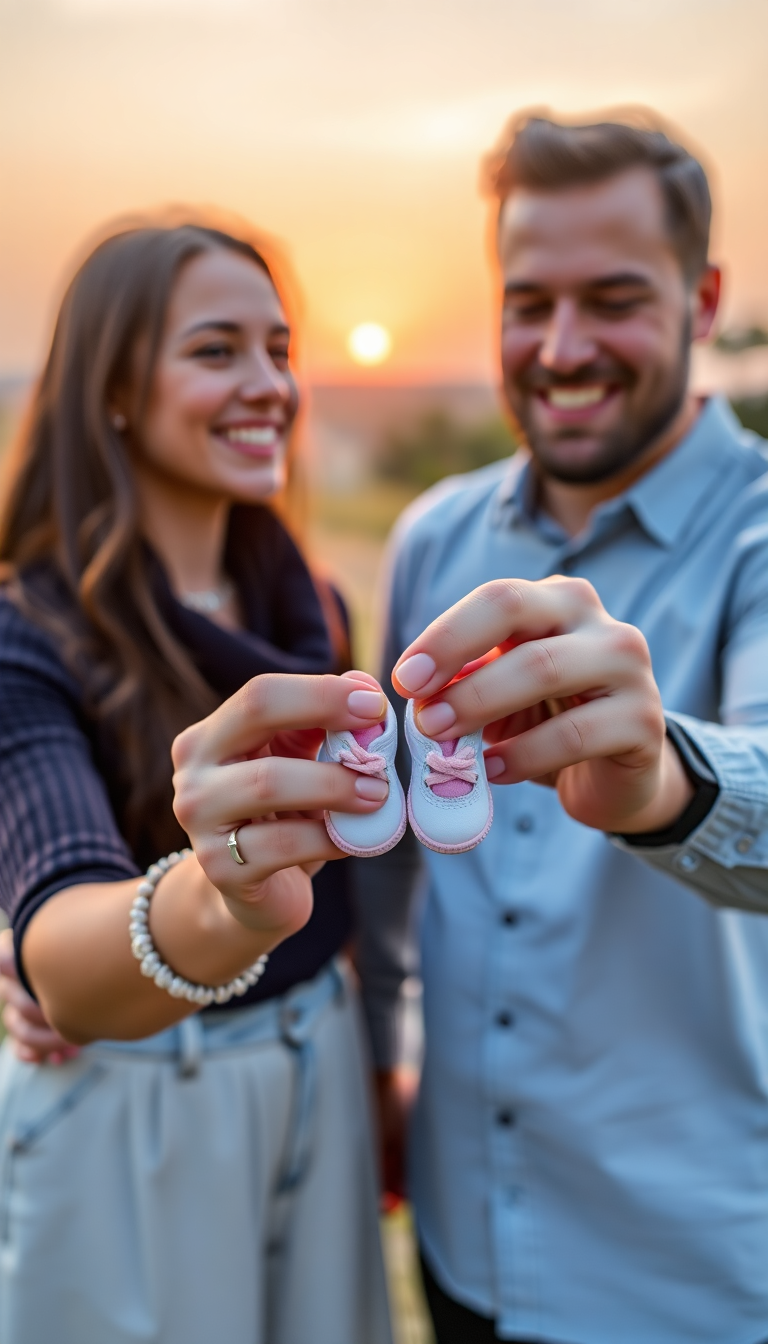 Baby Shoes Announcement